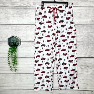 Disney Mickey Mouse Christmas Flannel Pajama Pants Women’s Size Large